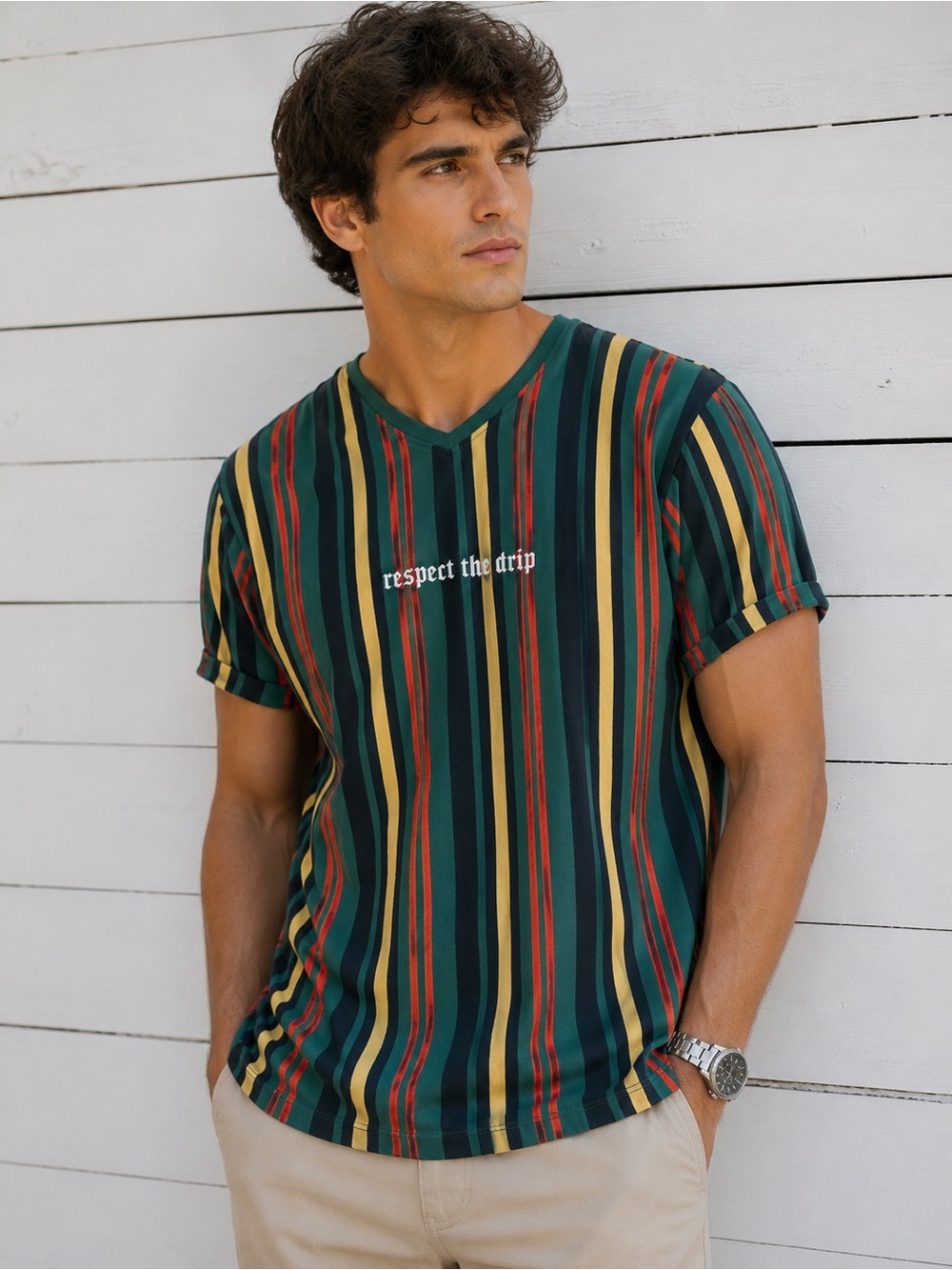 Vox Populi "For The People" Respect The Drip Men's Graphic Tee